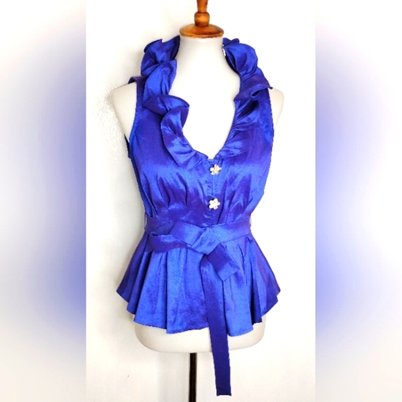 CHETTA B EVENING BLOUSE - Picture 1 of 8